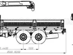 Самопогрузчик Камаз 43118 с КМУ ИМ-50  б/у