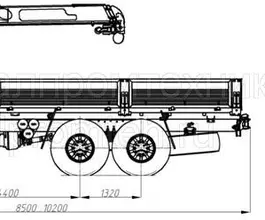 Самопогрузчик Камаз 43118 с КМУ ИМ-50  б/у