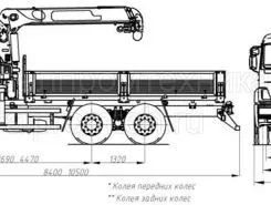 Самопогрузчик Камаз 65115 с КМУ ИМ-50  б/у