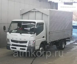 Грузовик фургон бабочка MITSUBISHI CANTER кузов FEB80 гв 2011 груз 3,5 тн объем 17,27 куб м пробег 77 т.км  б/у