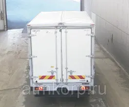 Грузовик фургон бабочка MITSUBISHI CANTER кузов FEB80 гв 2011 груз 3,5 тн объем 17,27 куб м пробег 77 т.км  б/у фото 3