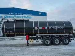 Полуприцеп битумовоз/нефтевоз ППЦ 30 м3  SEVEREST ППЦБ 30КТ-32Л 2026 года новый фото 2