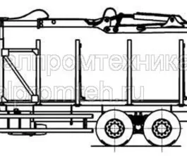 Сортиментовоз с КМУ Камаз 65115 2022 года новый