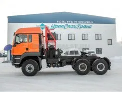 Тягач с КМУ MAN TGS 2021 года новый