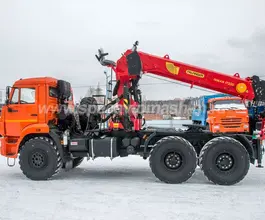 Тягач с КМУ Камаз 65115  б/у