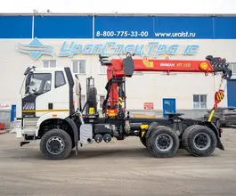 Тягач с КМУ FAW 3250 2025 года новый