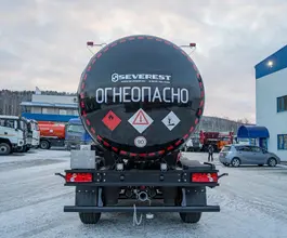 Полуприцеп битумовоз/нефтевоз ППЦ 30 м3  SEVEREST ППЦБ 30КТ-32Л 2026 года новый фото 4