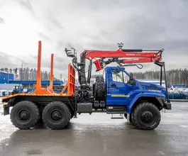 Лесовоз с КМУ Урал NEXT 5557-6151-72 2025 года новый фото 4