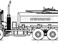 Автотопливозаправщик АТЗ 15 м3  Камаз 65115 2022 года новый