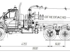 АКН АКН 10 м3  Урал 4320 NEXT  новый