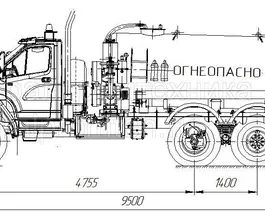 АКН АКН 10 м3  Урал 4320 NEXT  новый