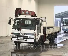 Самопогрузчик ISUZU Forward с КМУ   б/у