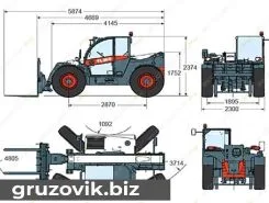 Телескопический погрузчик Bobcat TL360 2016 года б/у