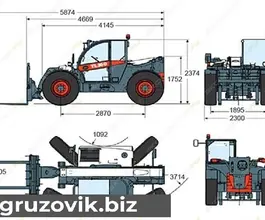 Телескопический погрузчик Bobcat TL360 2016 года б/у