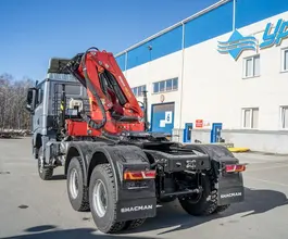 Тягач с КМУ Shacman SX42586V385 2025 года новый фото 2