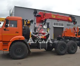 Тягач с КМУ Камаз 43118  б/у