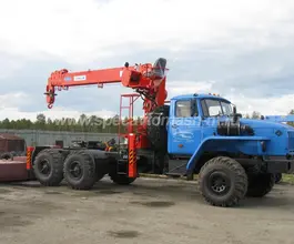 Тягач с КМУ Урал 4320  новый