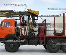 Лесовоз с КМУ Лесовоз  Камаз 43118 с КМУ   новый фото 2