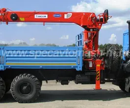 Самопогрузчик Урал 4320 с КМУ Kanglim KS 1256G  б/у