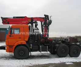 Тягач с КМУ Камаз 5350  б/у
