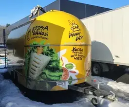 Прицеп-фургон ДЖИТИЭС-ТРЕЙЛЕР 714901-0000010-08 2022 года б/у