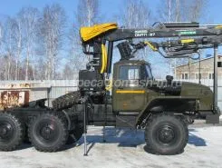 Тягач с КМУ Урал 4320  б/у