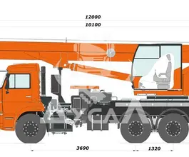 Автокран   Камаз 65115 2020 года новый
