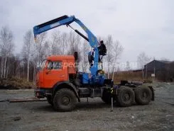 Тягач с КМУ Камаз 44108  новый