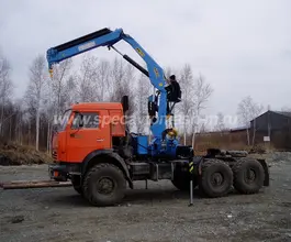 Тягач с КМУ Камаз 44108  новый