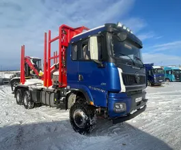 Сортиментовоз с КМУ Shacman SX32586T384C 2023 года б/у фото 2