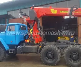 Тягач с КМУ Урал 4320  новый