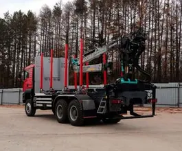 Сортиментовоз с КМУ Howo T5G 2026 года новый фото 3