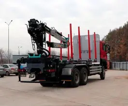 Сортиментовоз с КМУ Howo T5G 2026 года новый фото 5