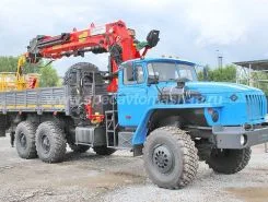 Самопогрузчик Урал 4320 с КМУ ИТ-200  б/у