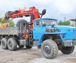 Самопогрузчик Урал 4320 с КМУ ИТ-200  б/у
