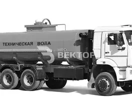 Пищевая автоцистерна АЦПТ АЦПТ 17 м3  Камаз 65111  б/у