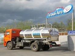 Пищевая автоцистерна АЦПТ АЦПТ 7.5 м3  Камаз 43253  б/у фото 2