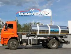 Пищевая автоцистерна АЦПТ АЦПТ 7.5 м3  Камаз 43253  б/у