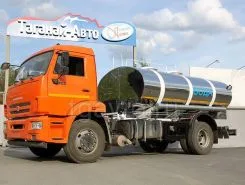 Пищевая автоцистерна АЦПТ АЦПТ 7.5 м3  Камаз 43253  б/у фото 3