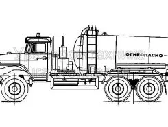 АКН АКН 10 м3  Урал 4320  б/у