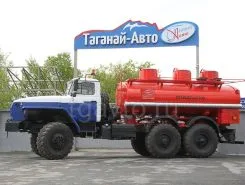 Автотопливозаправщик АТЗ 7.5 м3  Урал 5557  б/у