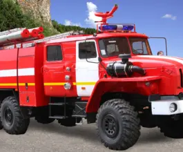 Пожарный автомобиль Пожарная машина  Урал  б/у фото 2