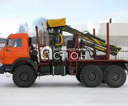 Лесовоз с КМУ Камаз 43118 2025 года новый фото 2