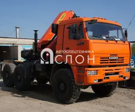 Тягач с КМУ Камаз 65222 2025 года новый