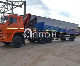 Тягач с КМУ Камаз 65222 2025 года новый