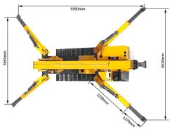 Гусеничный кран Kandela EPFC100 2026 года новый фото 10