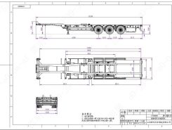 Полуприцеп-контейнеровоз Volkland KYC9400TJZED 2024 года новый фото 2