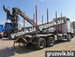 Лесовоз с КМУ Лесовоз  Mercedes-Benz Actros с КМУ  2014 года б/у фото 3