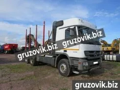 Лесовоз с КМУ Лесовоз  Mercedes-Benz Actros с КМУ  2014 года б/у фото 2