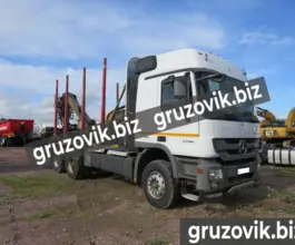 Лесовоз с КМУ Лесовоз  Mercedes-Benz Actros с КМУ  2014 года б/у фото 2